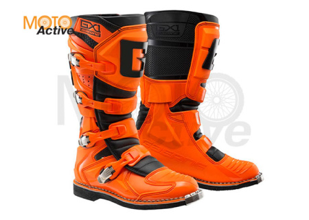 Мотоботы Gaerne GX-1 Goodyear (черно-оранжевые)